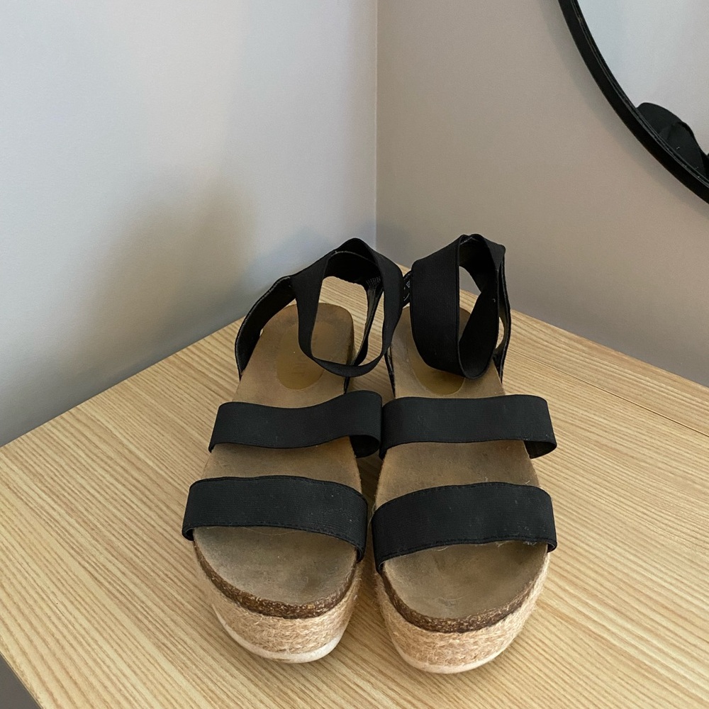Black Women's Platform Sandals